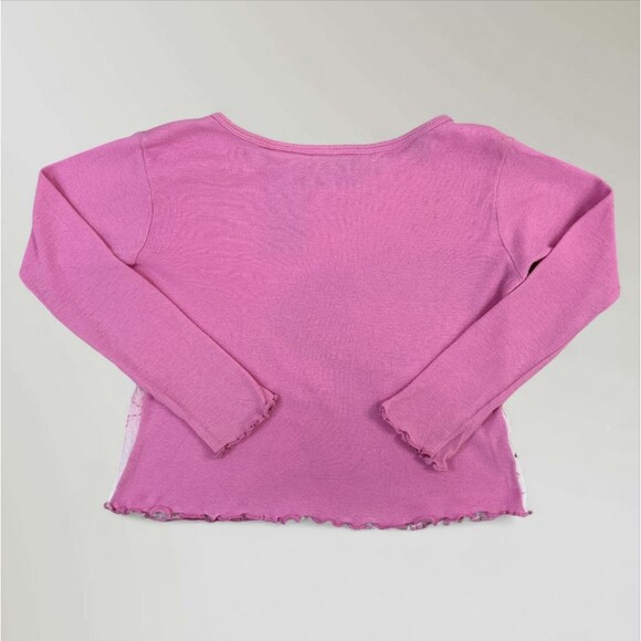 Vintage Dora the Explorer Shirt Nick Jr. Long Sleeve Pink Y2K 100% Cotton Size 6 - Picture 3 of 7